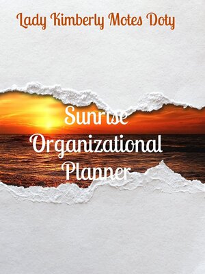 cover image of Sunrise Organizational Planner